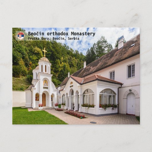 SERBIAN MONASTERIEN - Kloster Beočin orthodox Postkarte (Vorderseite)