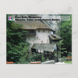 SERBIAN MONASTERIEN - Kloster Crna Reka 2 Postkarte