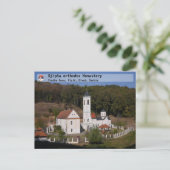 SERBIAN MONASTERIEN - Kloster Djipša orthodox Postkarte (Stehend Vorderseite)