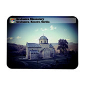 SERBIAN MONASTERIEN - Kloster Gračanica Magnet (Horizontal)