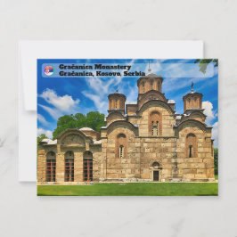 SERBIAN MONASTERIEN - Kloster Gračanica orthodox Postkarte