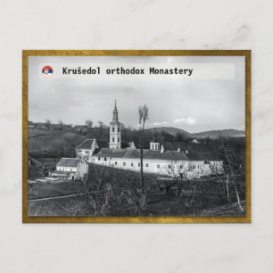 SERBIAN MONASTERIEN - Kloster Krušedol 1906 Feiertagspostkarte