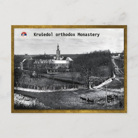 SERBIAN MONASTERIEN - Kloster Krušedol 2 Postkarte (Vorderseite)