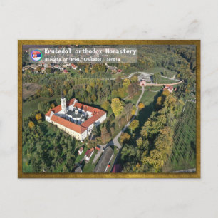 SERBIAN MONASTERIEN - Kloster Krušedol Feiertagspostkarte