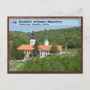 SERBIAN MONASTERIEN - Kloster Kuveždin orthodox Postkarte