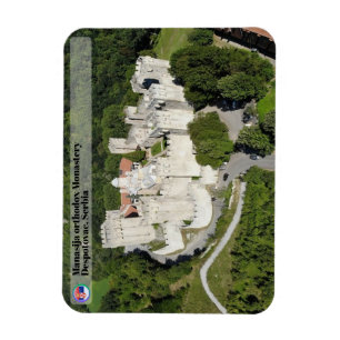 SERBIAN MONASTERIEN - Kloster Manasija 3 Magnet