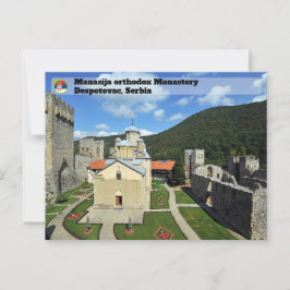 SERBIAN MONASTERIEN - Kloster Manasija Postkarte