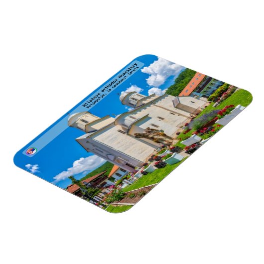 SERBIAN MONASTERIEN - Kloster Mileševa 2 Magnet (Linke Seite)