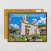 SERBIAN MONASTERIEN - Kloster Mileševa 2 Postkarte (Vorne/Hinten)