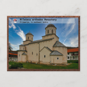 SERBIAN MONASTERIEN - Kloster Mileševa orthodox Feiertagspostkarte