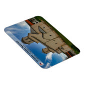 SERBIAN MONASTERIEN - Kloster Mileševa orthodox Magnet (Rechte Seite)