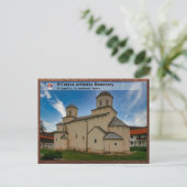 SERBIAN MONASTERIEN - Kloster Mileševa orthodox Postkarte (Stehend Vorderseite)