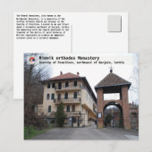 SERBIAN MONASTERIEN - Kloster Nimnik-Orthodoxe 2 Postkarte (Vorne/Hinten)