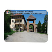 SERBIAN MONASTERIEN - Kloster Nimnik-Orthodoxe 4 Magnet (Horizontal)