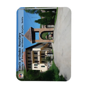 SERBIAN MONASTERIEN - Kloster Nimnik-Orthodoxe 4 Magnet