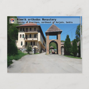 SERBIAN MONASTERIEN - Kloster Nimnik-Orthodoxe 4 Postkarte