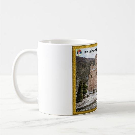 SERBIAN MONASTERIEN - Kloster Ravanica 2 Kaffeetasse (Links)