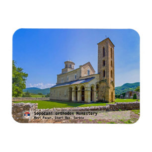 SERBIAN MONASTERIEN - Kloster Sopoćani 2 Magnet
