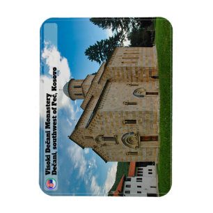 SERBIAN MONASTERIEN - Kloster Visoki Dečani Magnet