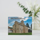 SERBIAN MONASTERIEN - Kloster Visoki Dečani Postkarte (Stehend Vorderseite)
