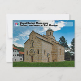 SERBIAN MONASTERIEN - Kloster Visoki Dečani Postkarte