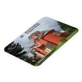 SERBIAN MONASTERIEN - Kloster Žiča orthodox Magnet (Linke Seite)