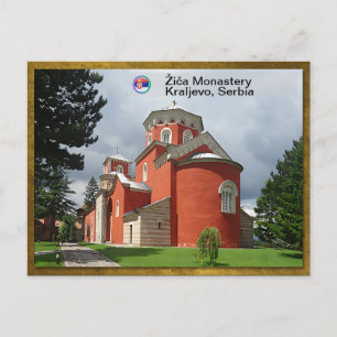 SERBIAN MONASTERIEN - Kloster Žiča orthodox Postkarte