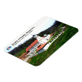 SERBIAN MONASTERIEN - Orthodoxes Kloster Djipša 3 Magnet (Linke Seite)