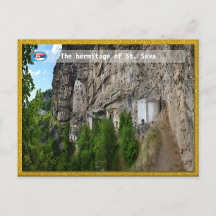 SERBIAN MONASTERIES - Die Einsiedlung von St. Sava Feiertagspostkarte