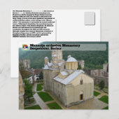 SERBIAN MONASTERIES - Orthodoxes Kloster Manasija Postkarte (Vorne/Hinten)