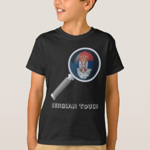 Serbian-Touch-Fingerabdruckflagge T-Shirt