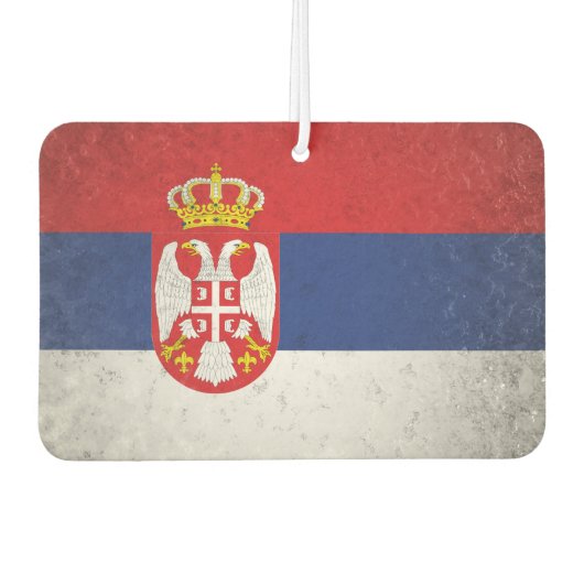 Serbien Autolufterfrischer (Vorderseite)