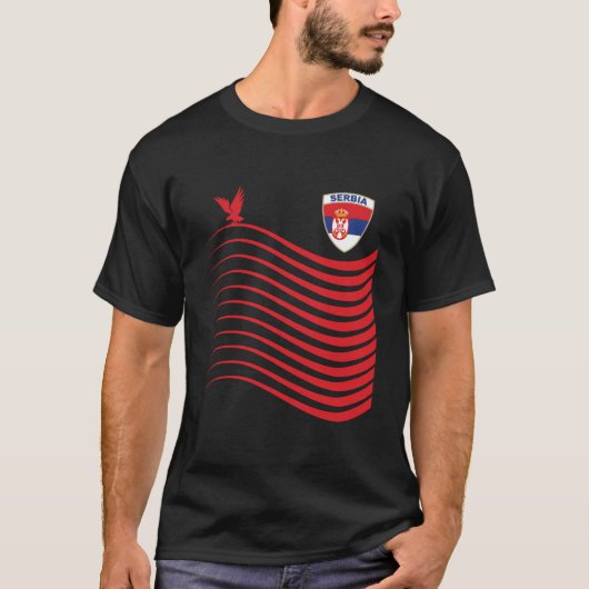 Serbien Basketball Jersey Srbija Basketball Flag G T-Shirt (Vorderseite)