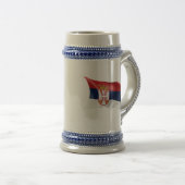 Serbien Bierglas (VorderseiteRechts)