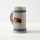 Serbien Bierglas (Vorderseite Links)