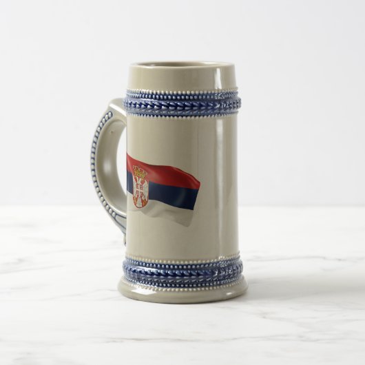Serbien Bierglas (Vorderseite Links)