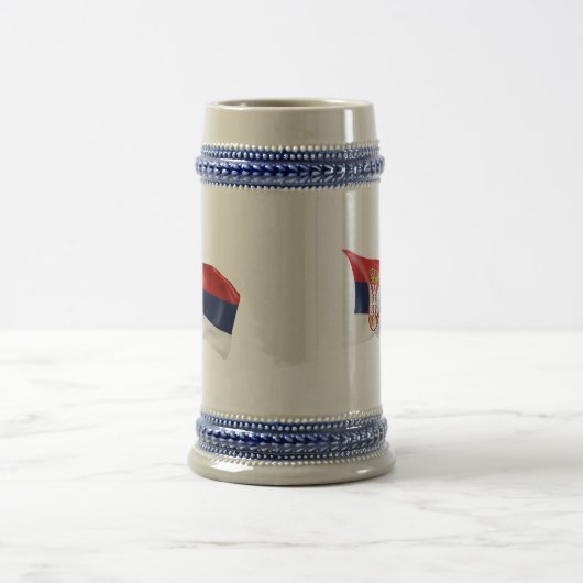 Serbien Bierglas (Mittel)