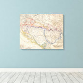 Serbien, Bosnien Leinwanddruck (Insitu (Holzboden))