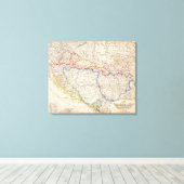 Serbien, Bosnien Leinwanddruck (Insitu (Holzboden))