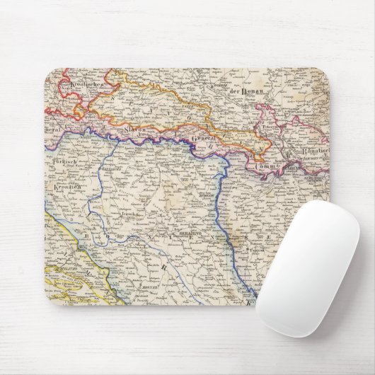 Serbien, Bosnien Mousepad (Mit Mouse)