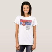 Serbien - Bože pravde T-Shirt (Vorne ganz)