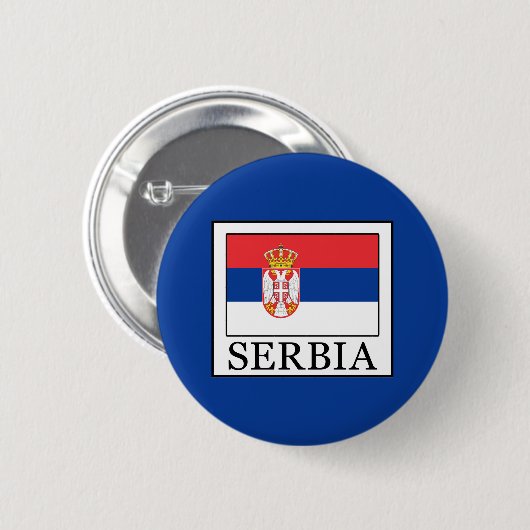 Serbien Button (Vorne & Hinten)