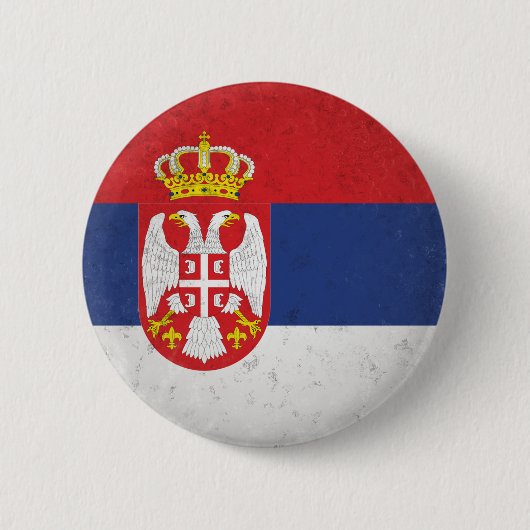 Serbien Button (Vorderseite)
