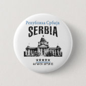 Serbien Button (Vorderseite)