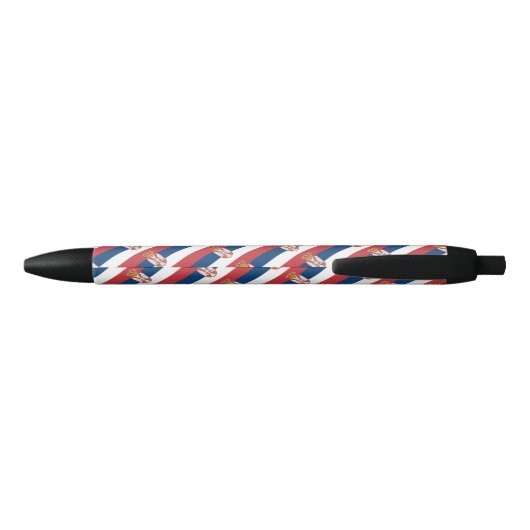 Serbien Flag Ballpoint Pen Kugelschreiber (Rückseite)