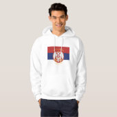 Serbien Flag Hoodie Srpska Zastava (Vorne ganz)