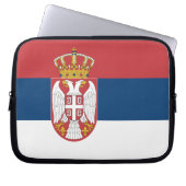 Serbien Flag Laptop Sleeve (Vorderseite)