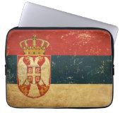 Serbien Flag Laptop Sleeve (Vorderseite)
