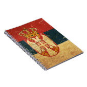 Serbien-Flag-Notebook Notizblock (Rechte Seite)