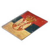 Serbien-Flag-Notebook Notizblock (Linke Seite)